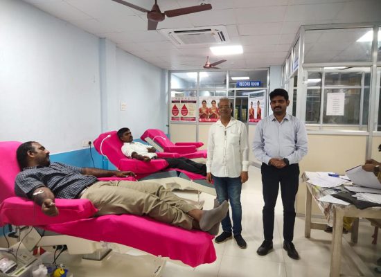Staff Donated Blood
